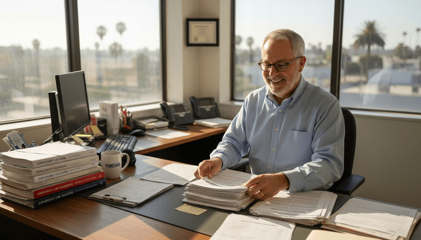 Older worker documenting age discrimination evidence
