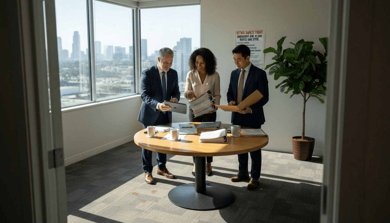 Diverse team in Rancho Cucamonga office