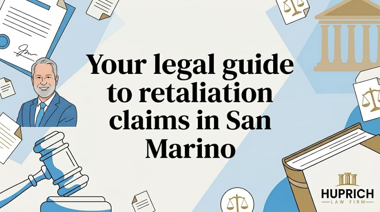 Legal guide decorative title card illustration