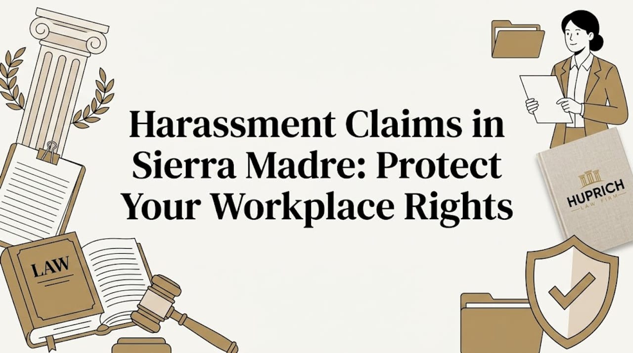 Decorative law and workplace themed title card