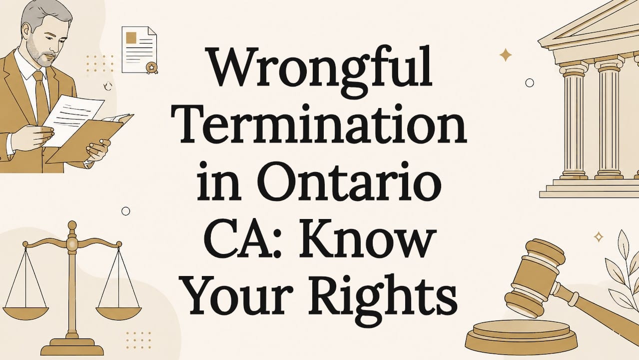 Decorative legal title card illustration