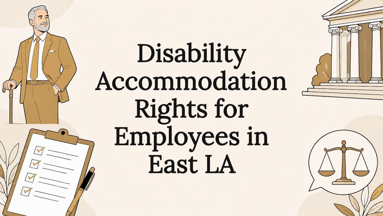 Decorative title card with legal and accessibility icons