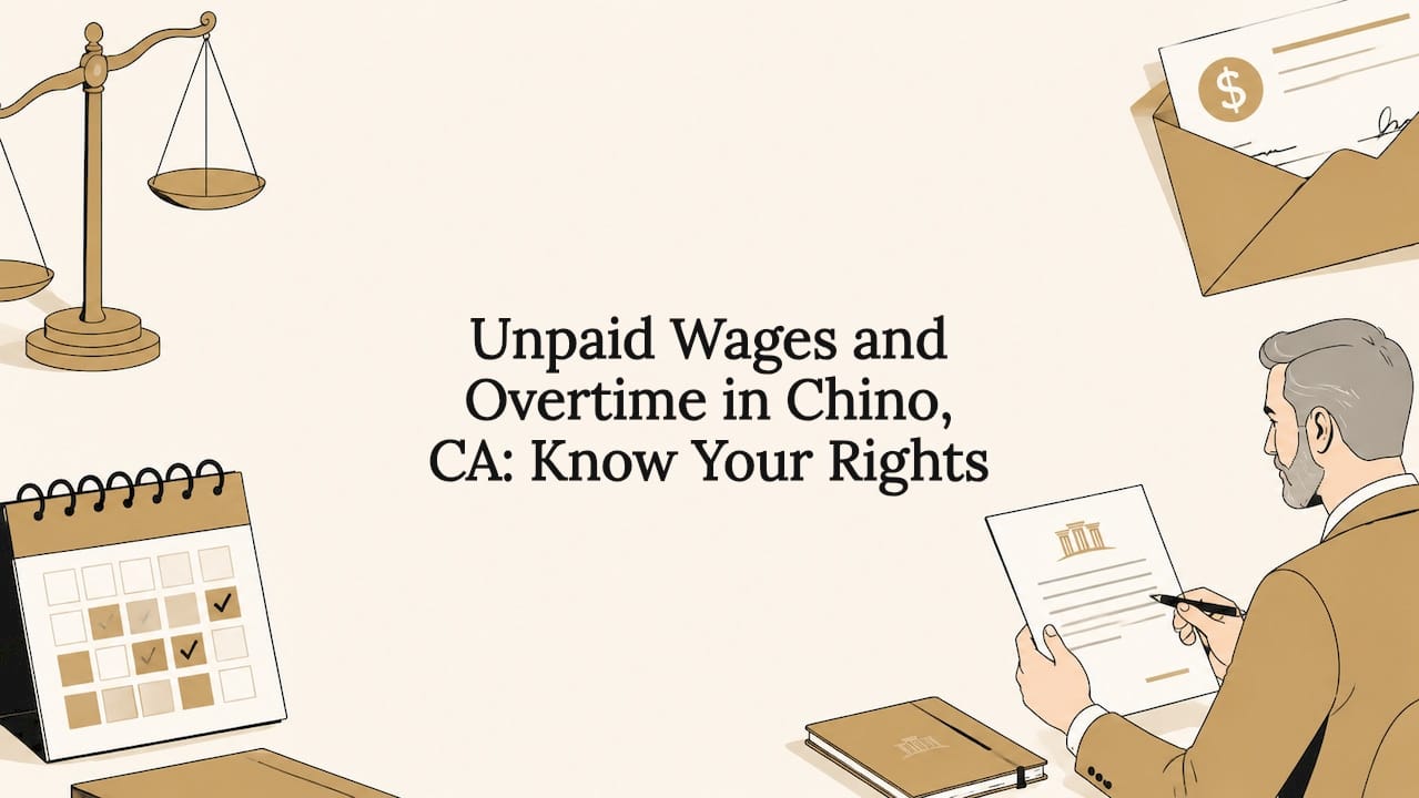 Decorative title card legal illustrations
